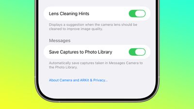 ios 26 camera app lens cleaning
