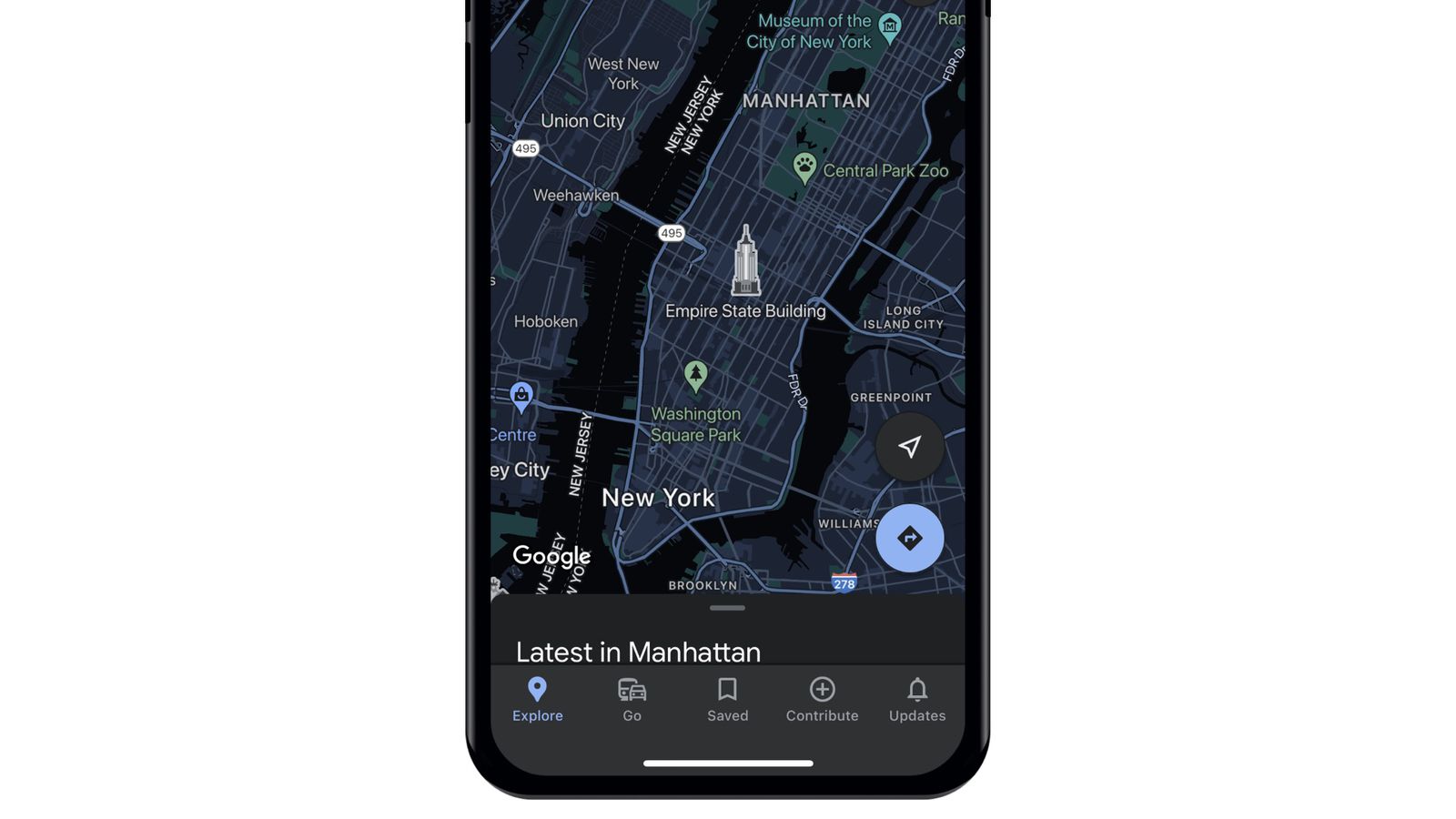 google maps go ios