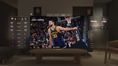 Aplikacja NBA Apple Vision Pro