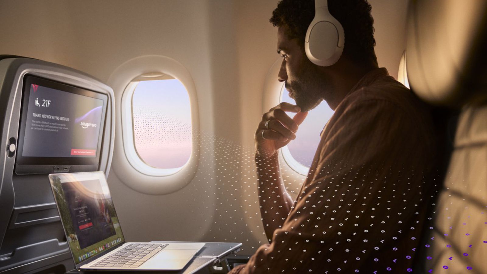 Amazon Leo Satellite Internet Coming to Delta Flights in 2028 - MacRumors