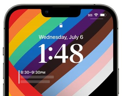 pantalla de bloqueo oculta de la aplicación de calendario ios 16