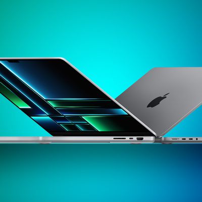 Apple MacBook Pro M2 Feature Blue Green