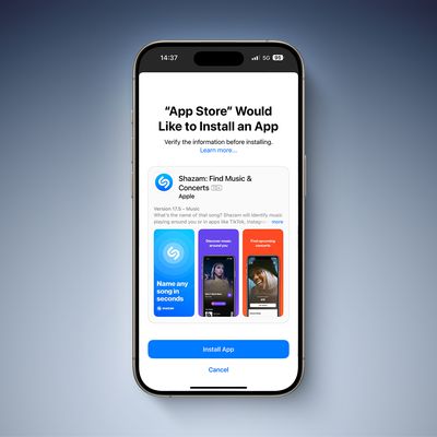 Shazam Authentication App Store Feature 1