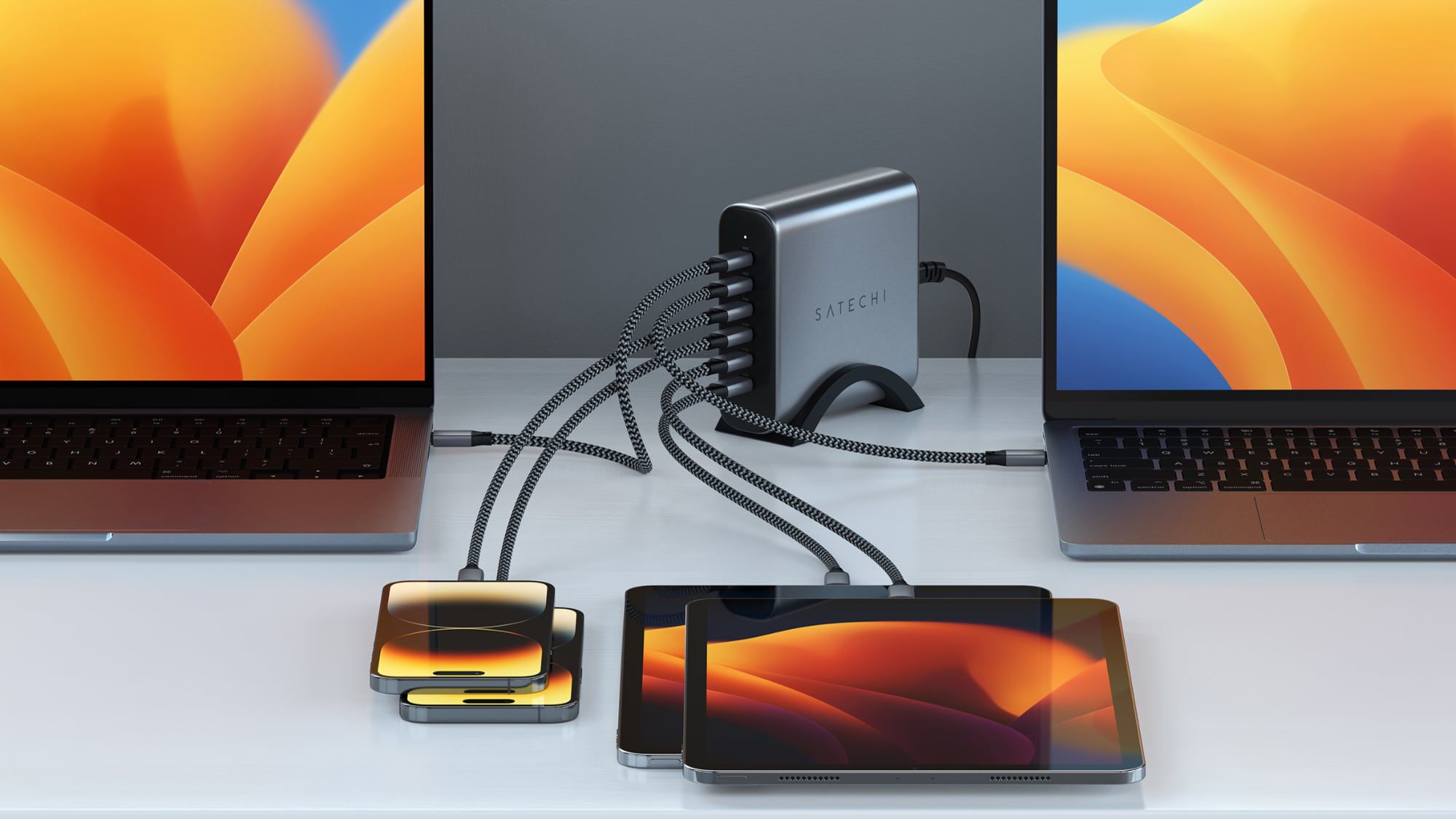 CES 2023: Satechi Debuts 200W 6-Port Charger and Thunderbolt 4 Slim Hub