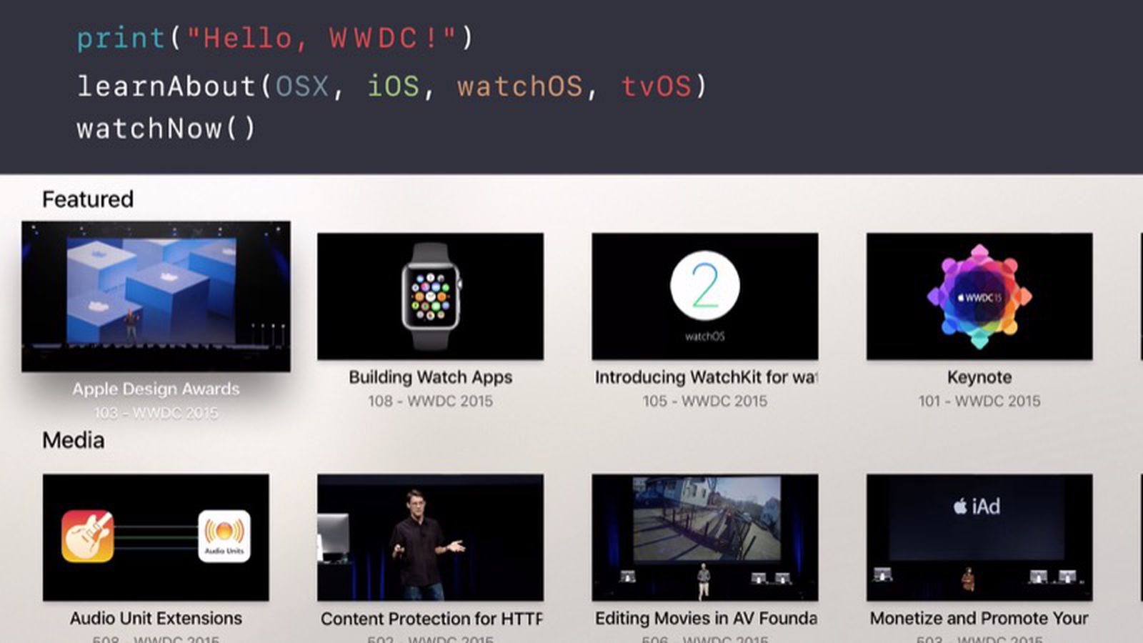 Apple Updates Official WWDC App With New Look, Apple TV Compatibility MacRumors