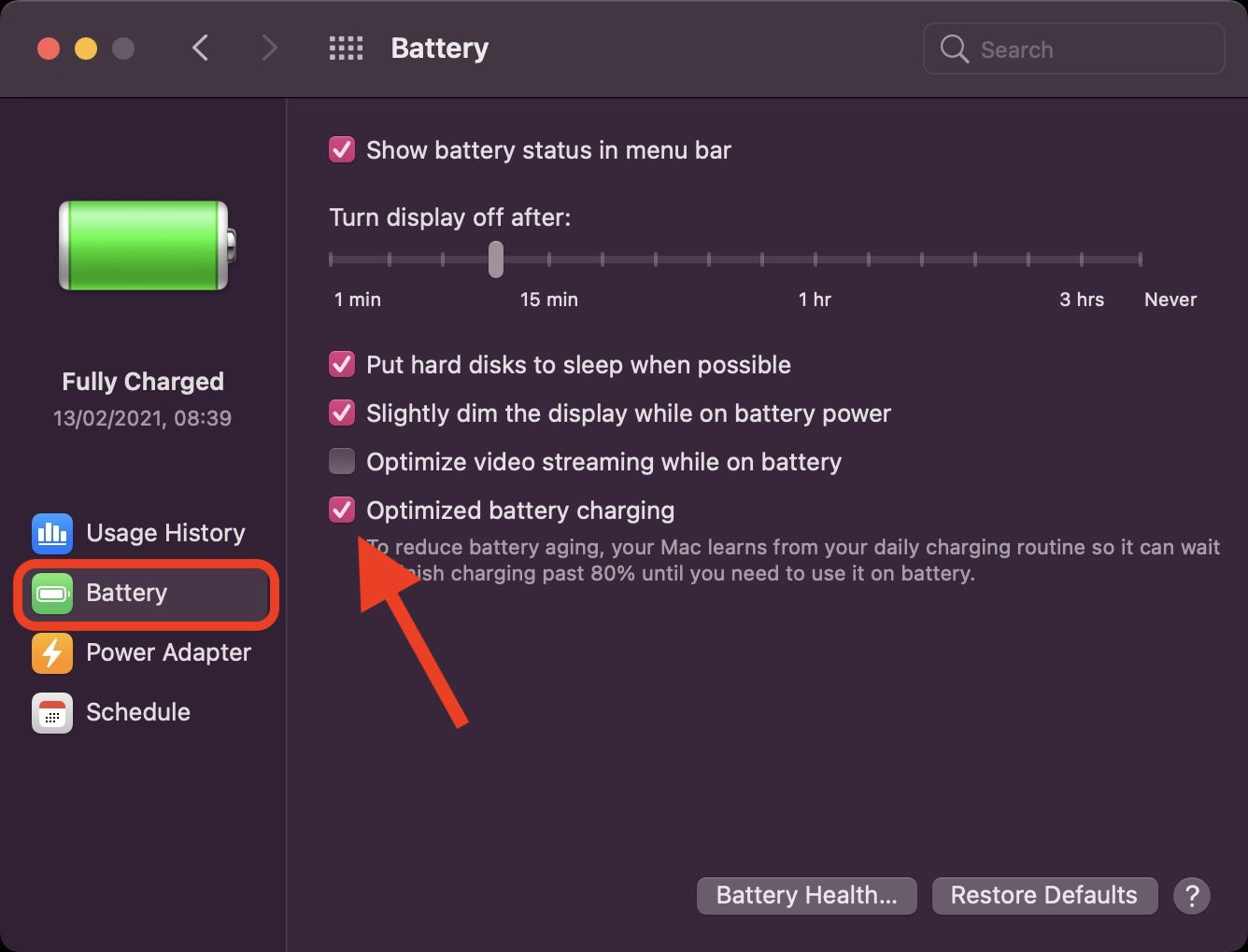 How to Turn Off Optimized Battery Charging in macOS MacRumors