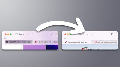macOS Monterey Release Candidate Safari Tabs Feature