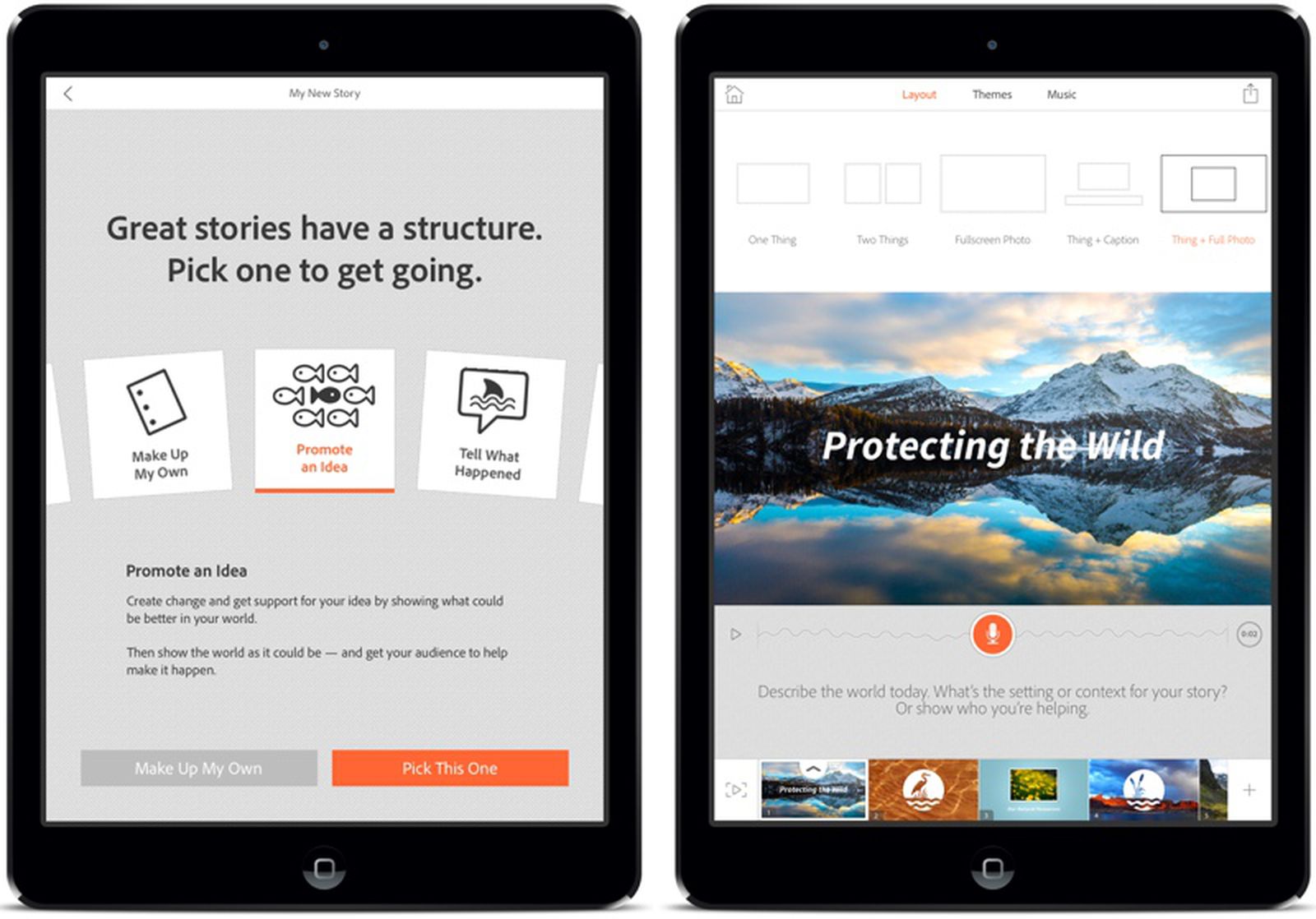 Adobe Debuts 'Adobe Voice' Video Storytelling App for iPad - MacRumors