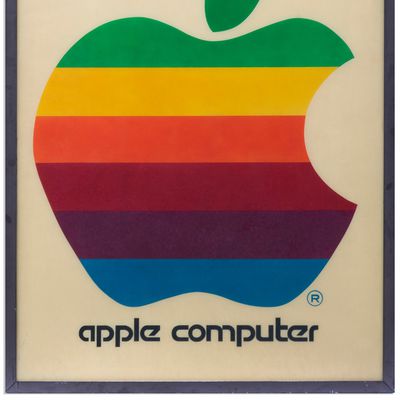 applecomputerincrainbowsign