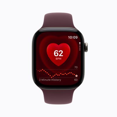 心率应用 Apple Watch Series 12 260909 缩放