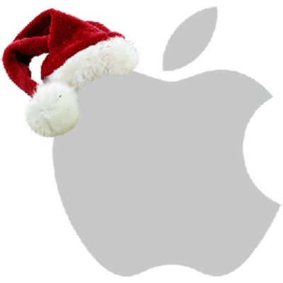 apple christmas hat