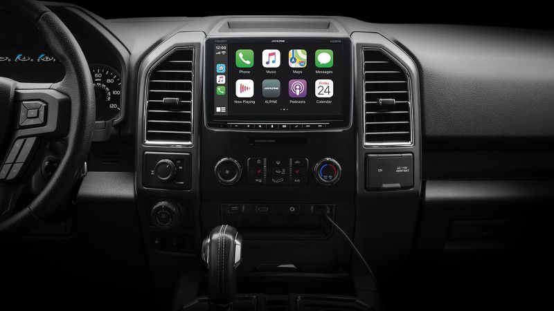 Alpine's Latest CarPlay Receiver Has a 9-Inch Display Hovering Over the ...