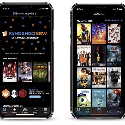 movies anywhere fandangonow iphone x