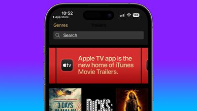 movie trailers app banner