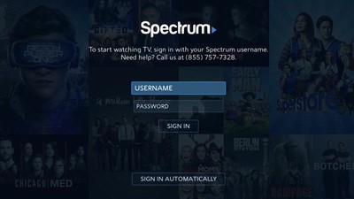 spectrum tv missing recent menu