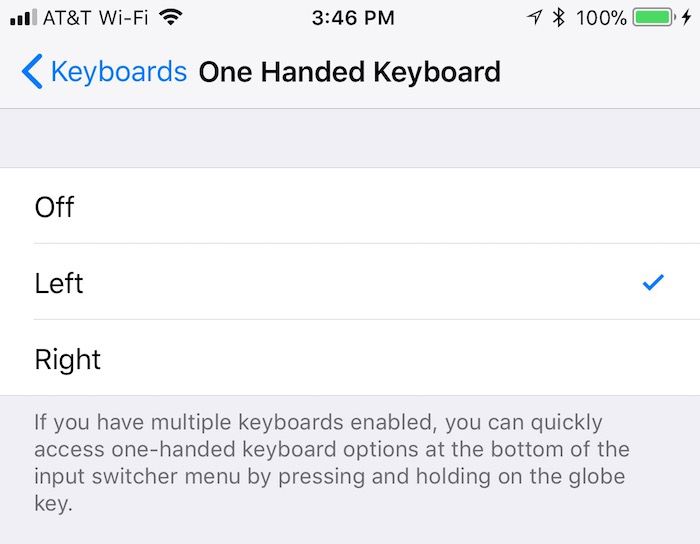 How to Use the New One-Handed Keyboard in iOS 11 - MacRumors