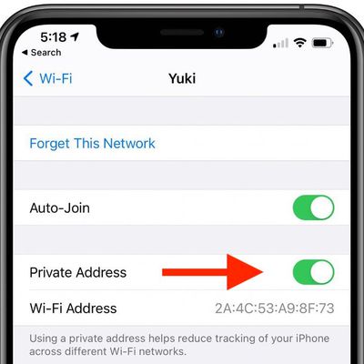 wifiprivateaddressios14