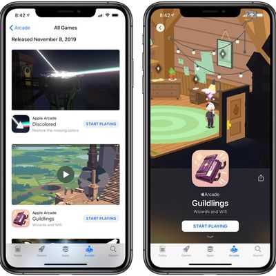 apple arcade nov 8