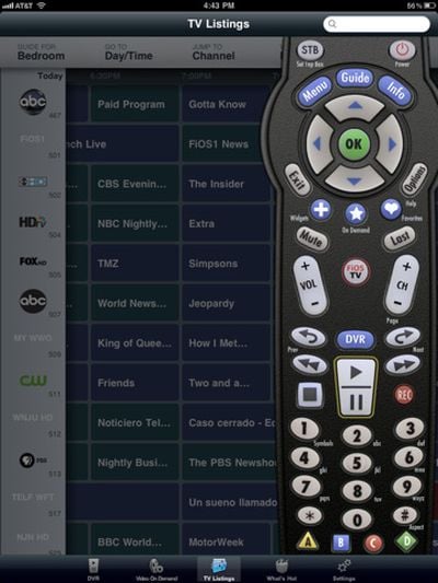 125739 verizon fios remote