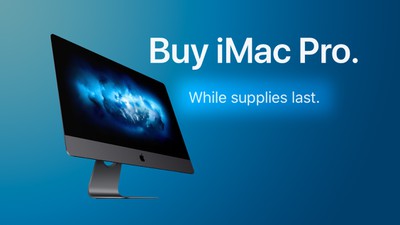 Achetez un iMac Pro tout en fournissant la dernière fonctionnalité 3