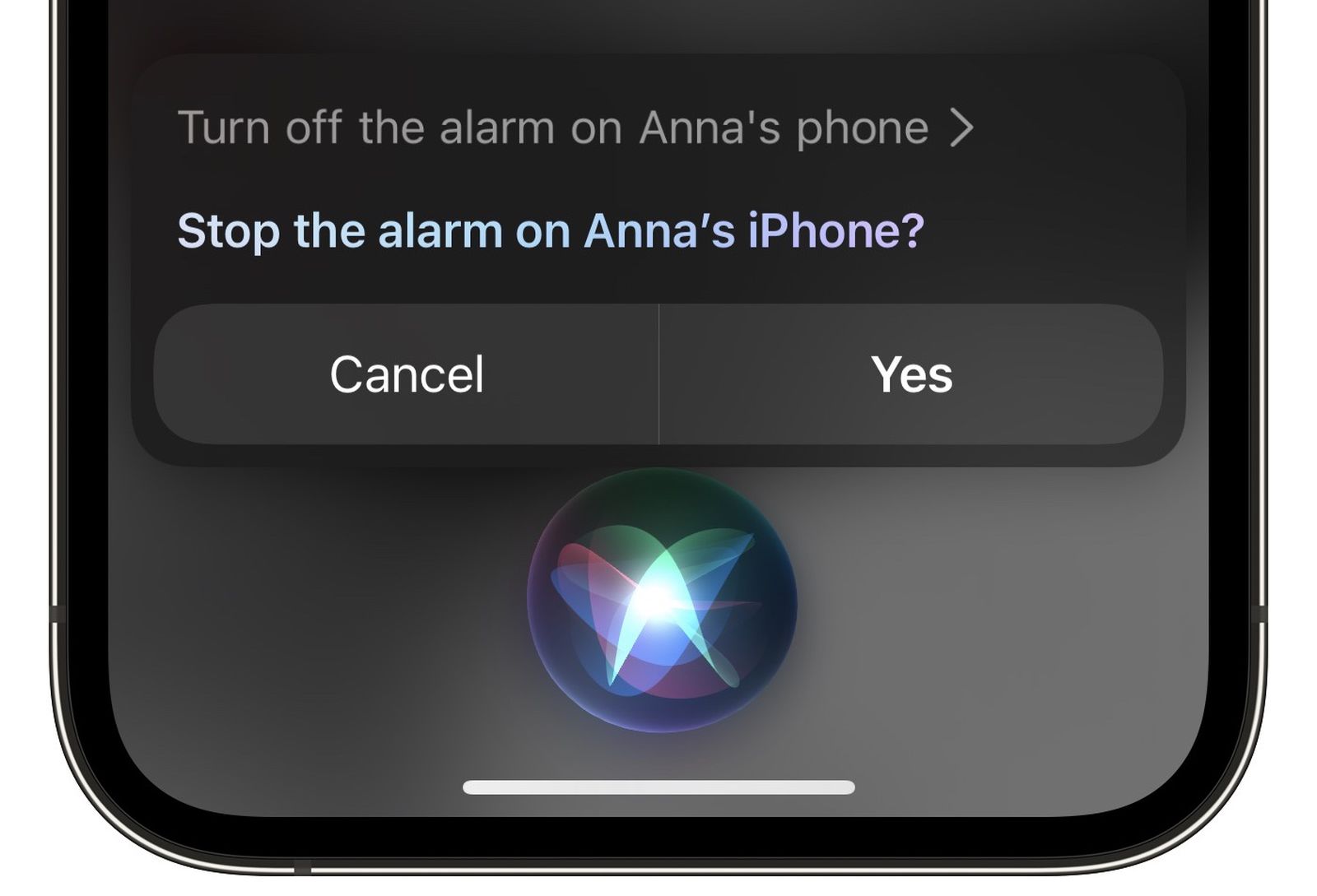 Como silenciar um alarme no iPhone de um membro da família usando seu próprio iPhone