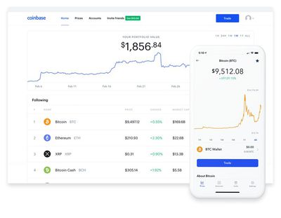 buying cryto on coinbase app