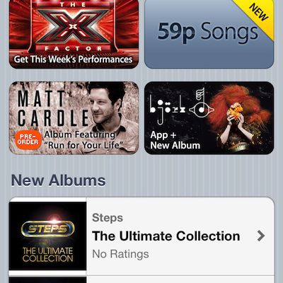uk itunes ios purchased tab