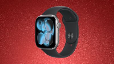 apple watch red glitter