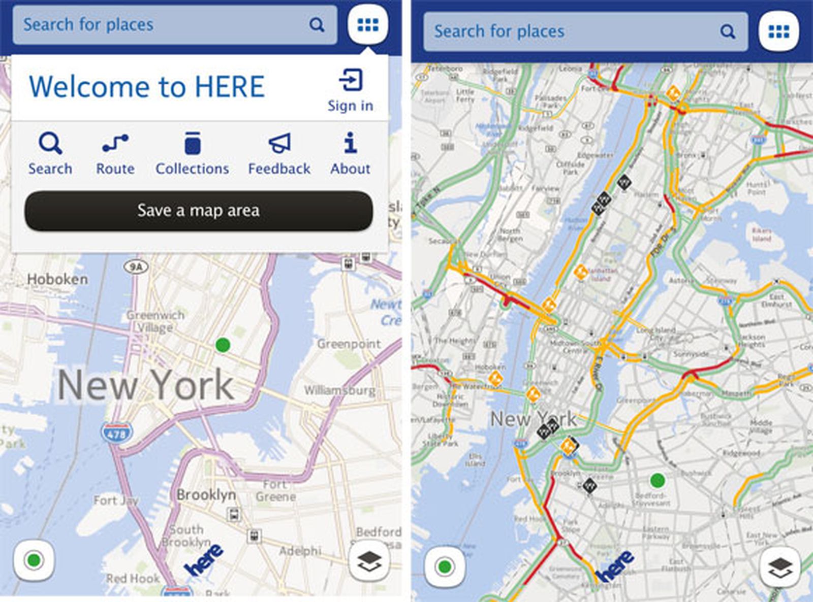 Mapshere Nokia Launches Free Mapping Alternative for iOS: 'HERE Maps' - MacRumors