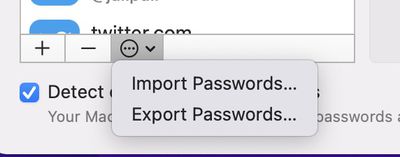 mac keychain access export passwords export blank