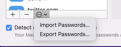 importing password monterey