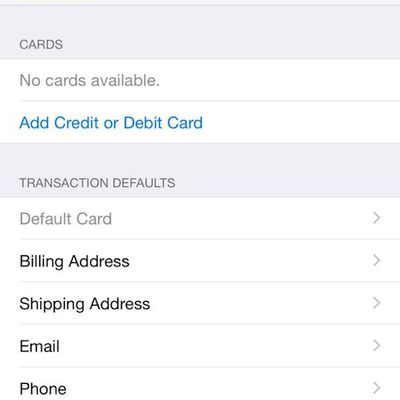 apple pay settings ios 8 1