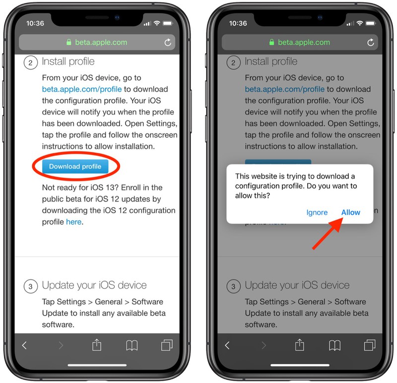 ios 14 public beta profile download