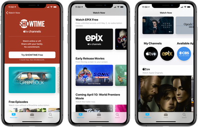 Free EPIX Access Apple TV Channels