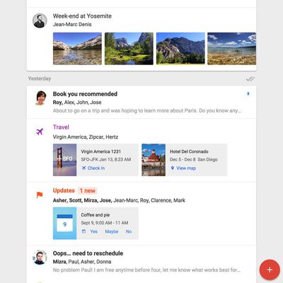 Inbox by Gmail for iPad