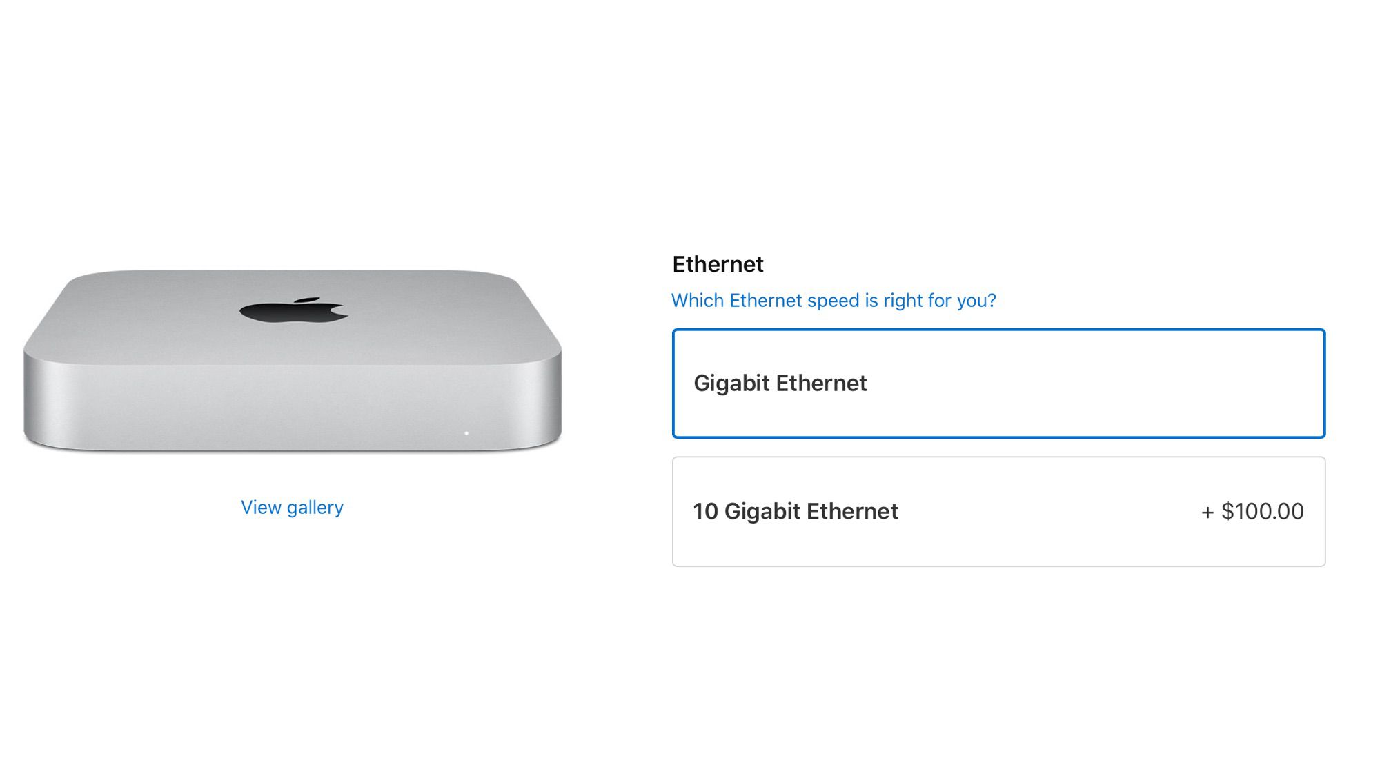 Apple Now Offers $100 10Gb Ethernet Add-On for Mac Mini - MacRumors