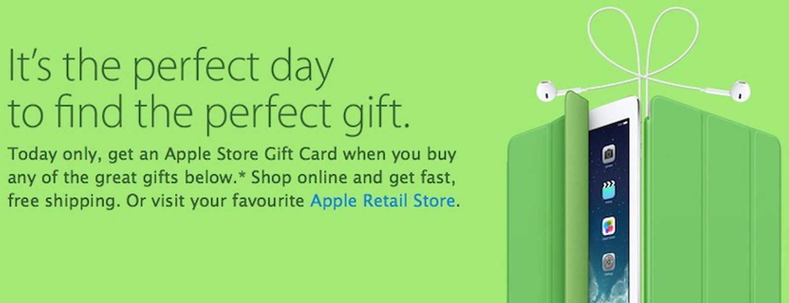 Apple's Black Friday Sales Begin Launching Internationally with Gift