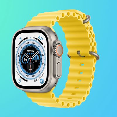 apple watch ultra yellow