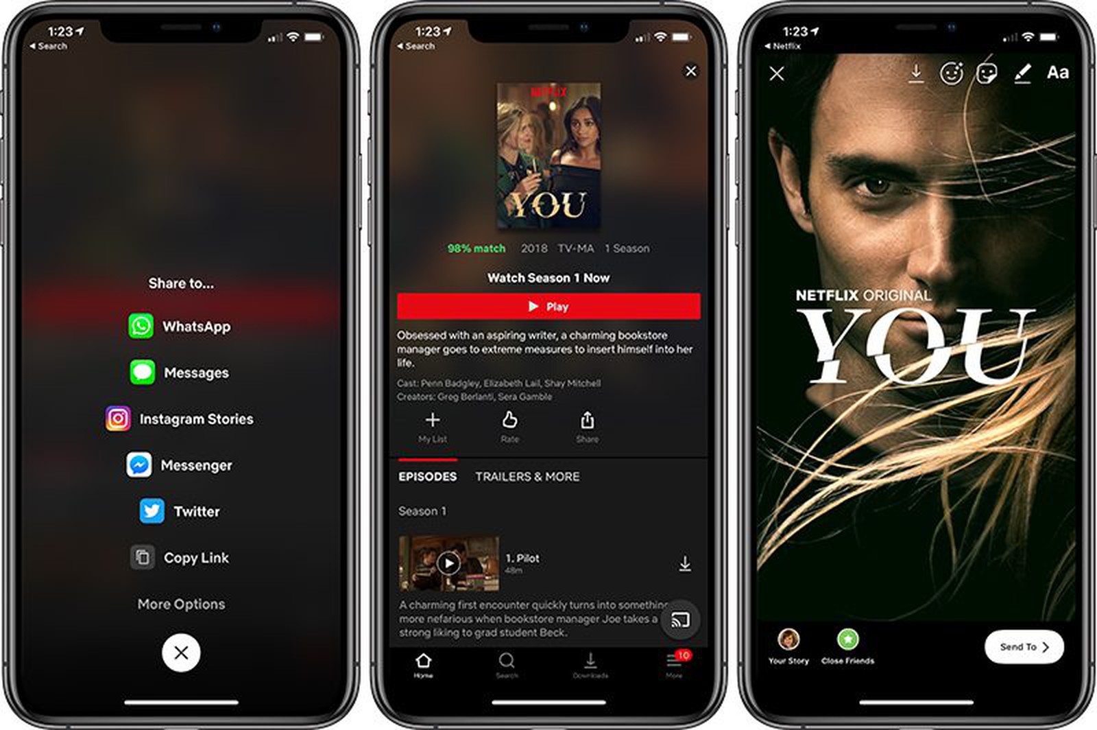 Netflix Debuts New Integration for Sharing Movies and TV Shows in