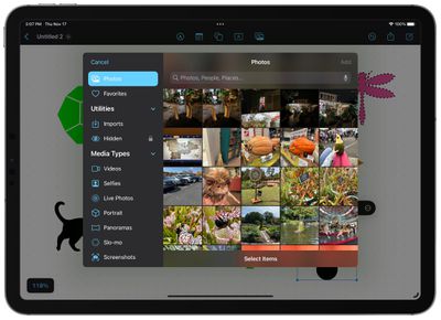 freeform add photos - 10 کاری که می توانید با اپلیکیشن Freeform در iOS 16.2 و iPadOS 16.2 انجام دهید