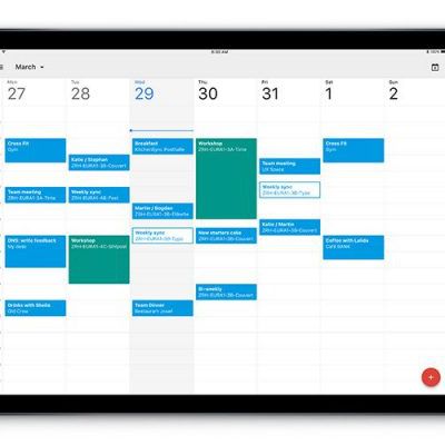 google calendar ipad