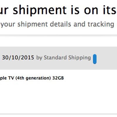 apple tv 4 shipped
