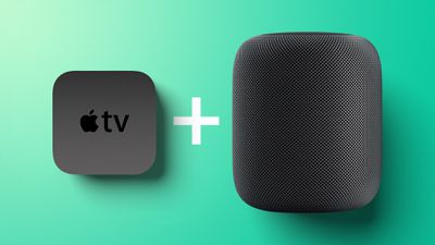 תכונת AppleTV ו- HomePod