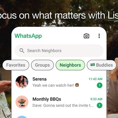whatsapp chat lists