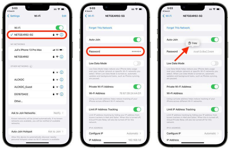 How to View Your Wi-Fi Network Password on iPhone and iPad - MacRumors