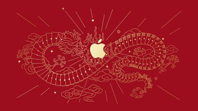 Apple Year of the Dragon Wallpaper
