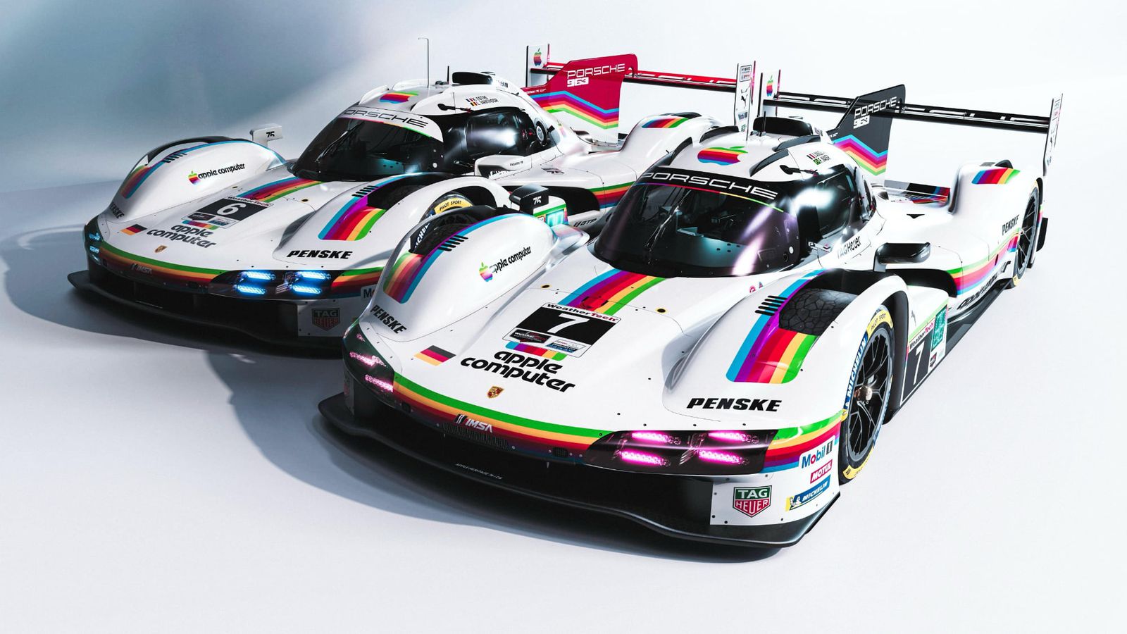 【mana】AppleDesign Porsche Celebrates Apple's 50th Anniversary With Throwback Race