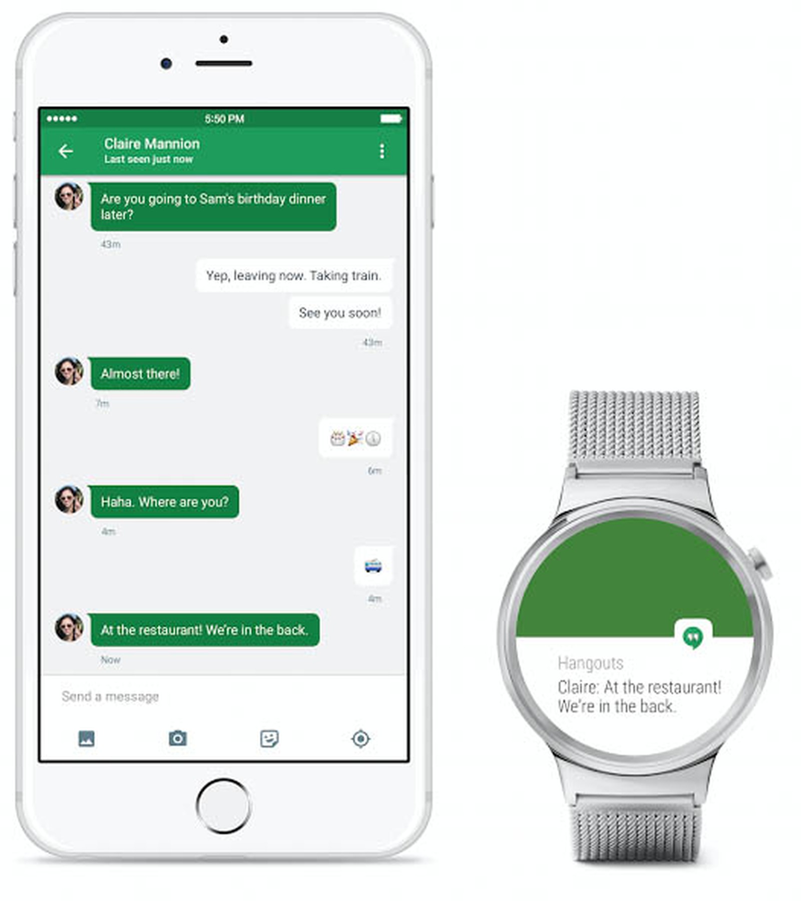 android wear app ios