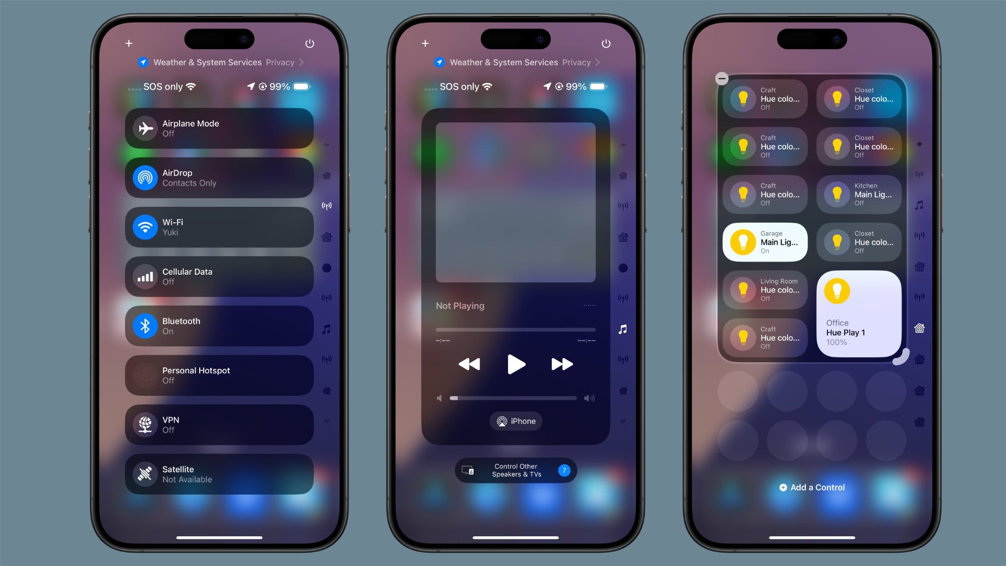 Красивое оформление пункта управления ios 18 MacRumors Forums