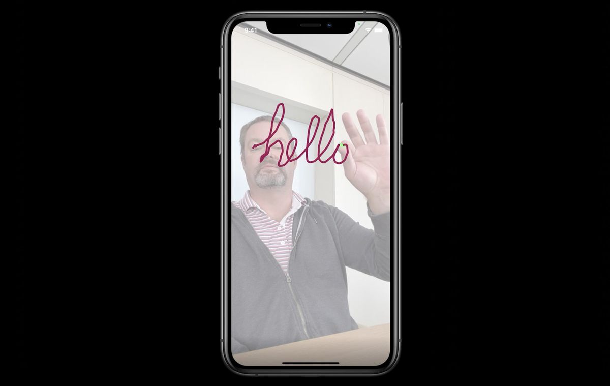 apple vision framework hand body detection image